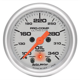 AutoMeter 4340 GAUGE, OIL TEMP, 2 1/16