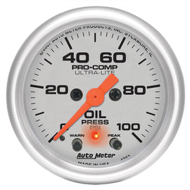AutoMeter 4352 GAUGE, OIL PRESS, 2 1/16