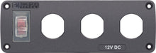 Load image into Gallery viewer, BLUE SEA 4367-BSS PANEL ACC H2O 3 SOCKET BLANK