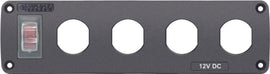 BLUE SEA 4369-BSS PANEL ACC H2O 4 SOCKET BLANK
