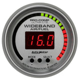AutoMeter 4378 GAUGE, AIR/FUEL RATIO-PRO, 2 1/16
