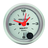 AutoMeter 4385 Traditional incandescent lighting illuminates around the perimeter of the dial