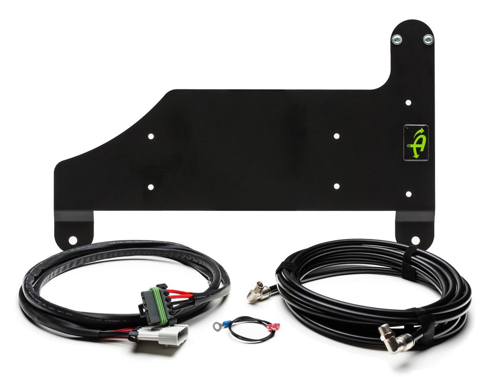 Up Down Air 44-1819 Jeep JL Air Compressor Mount And Connection Kit For 18-20 Jeep Wrangler JL Under Pass Seat for ARB Dual Air Compressor Black UP Down Air