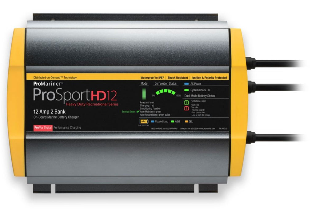 PRO MARINER 44012 PROSPORT HD 12 AMP 2-OPMARINE BC