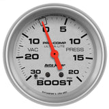 AutoMeter 4401 Traditional incandescent lighting illuminates around the perimeter of the dial