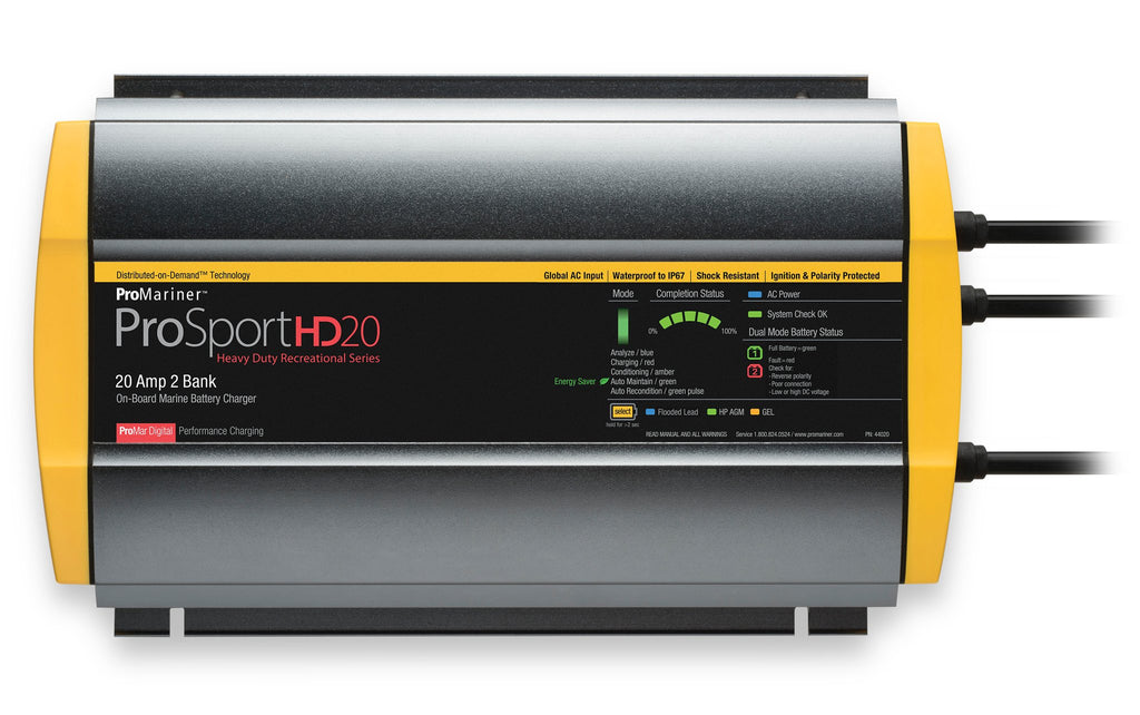 PRO MARINER 44020 PROSPORT HD 20 AMP 2-OPMARINE BC