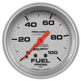 AutoMeter 4412 Traditional incandescent lighting illuminates around the perimeter of the dial