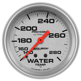 AutoMeter 4431 Traditional incandescent lighting illuminates around the perimeter of the dial