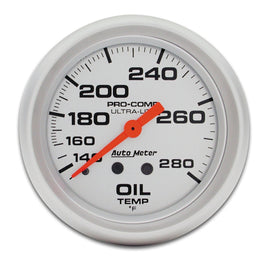 AutoMeter 4441 Traditional incandescent lighting illuminates around the perimeter of the dial