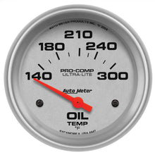 Load image into Gallery viewer, AutoMeter 4447 Traditional incandescent lighting illuminates around the perimeter of the dial