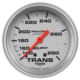 AutoMeter 4451 Traditional incandescent lighting illuminates around the perimeter of the dial