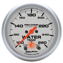Load image into Gallery viewer, AutoMeter 4454 Traditional incandescent lighting illuminates around the perimeter of the dial