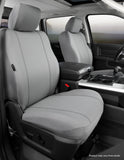 FIA SP89-73GRAY SP80 Series - Seat Protector Poly-Cotton Custom Fit Front Seat Cover - Gray