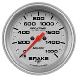 AutoMeter 4467 Traditional incandescent lighting illuminates around the perimeter of the dial