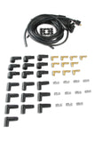 ACCEL 4041K Spark Plug Wire Set- 8mm - Black Wire with Black 90 Deg Boots