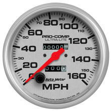 Load image into Gallery viewer, AutoMeter 4495 GAUGE, SPEEDOMETER, 5" , 160MPH, MECHANICAL, ULTRA-LITE
