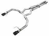 AWE Tuning 3020-33650 AWE Track Edition Exhaust for S650 Mustang GT Coupe - Dual Diamond Black Tips