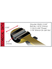 Load image into Gallery viewer, 97-06 Jeep Wrangler TJ Bushing Arm Lower Front or Rear Large Frame End L.H. Thread TeraFlex