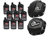 aFe Power 46-7704AB Front & Rear Diff GUARD Package w/ Oil