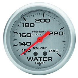 AutoMeter 4632 Traditional incandescent lighting illuminates around the perimeter of the dial
