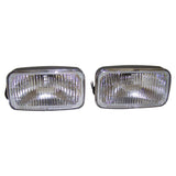Crown Automotive Jeep Replacement 4713582K Left & Right Fog Lamps Less Covers for 93/95 ZJ Grand Cherokee
