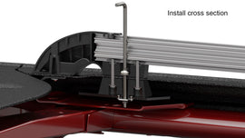 07-18 Wrangler JK 4 Door Nebo Roof Rack Main Rail Kit Silver TeraFlex