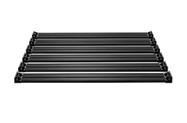 07-18 Wrangler JK 4 Door Nebo Roof Rack Cargo Slat Kit Black 6-Piece TeraFlex