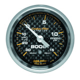 AutoMeter 4776 GAUGE, VAC/BOOST, 2 1/16