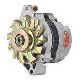 Powermaster Performance 478021 Alternator; CS130; Straight Mounting; 140 Amp; 95 Idle; 1V Pulley; Natural;