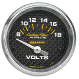 AutoMeter 4791 Traditional incandescent lighting illuminates around the perimeter of the dial