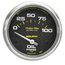 Load image into Gallery viewer, AutoMeter 4827 Traditional incandescent lighting illuminates around the perimeter of the dial