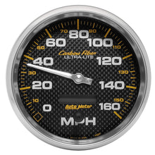 Load image into Gallery viewer, AutoMeter 4889 Traditional incandescent lighting illuminates around the perimeter of the dial
