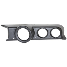 Load image into Gallery viewer, AutoMeter 49102 GAUGE MOUNT, DASH TOP, TRIPLE, (5" PEDESTAL TACH, 2 5/8" X2), MUSTANG 87-93 FOX