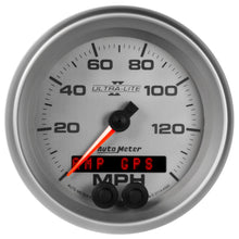 Load image into Gallery viewer, AutoMeter 4980 GAUGE, SPEEDOMETER, 3 3/8" , 140MPH, GPS, ULTRA-LITE II