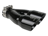 aFe Power 49T25364-B10 Takeda 304 Stainless Steel Clamp-on Exhaust Tip Black