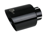 aFe Power 49T25454-B071 MACH Force-Xp 409 Stainless Steel Clamp-on Exhaust Tip Black