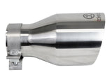 aFe Power 49T30504-P09 Takeda 304 Stainless Steel Clamp-on Exhaust Tip Polished