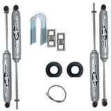 Rubicon Express RE6165 2 Inch Economy Lift Kit With Rear Blocks And U-Bolts And Twin Tube Shocks