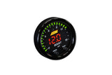 AEM Electronics 30-0309 0-15 PSI - Black Bezel and Black Boost/Fuel Faceplate