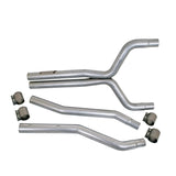 BBK Performance Parts 4023 2010-2015 CHEVROLET CAMARO SS LS3 L99 6.2L 2-3/4 MID X PIPE
