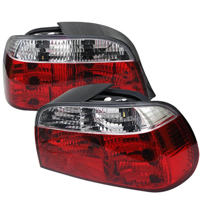 Spyder Auto 5000651 (Spyder) Crystal Tail Lights - Red Clear