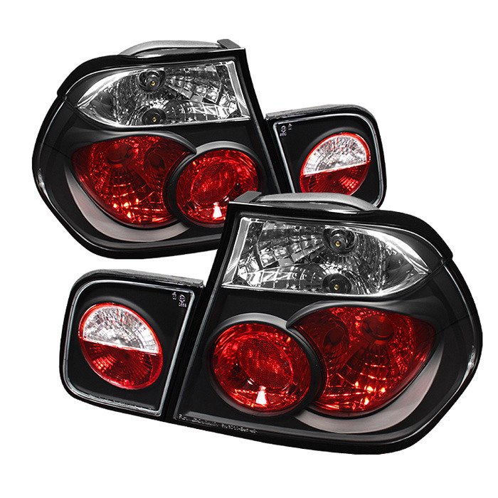 Spyder Auto 5000712 (Spyder) Euro Style Tail Lights - Black
