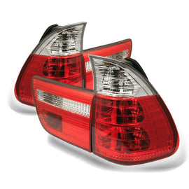 Spyder Auto 5000835 (Spyder) Euro Style Tail Lights - Red Clear