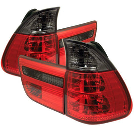 Spyder Auto 5000842 (Spyder) Euro Style Tail Lights - Red Smoke