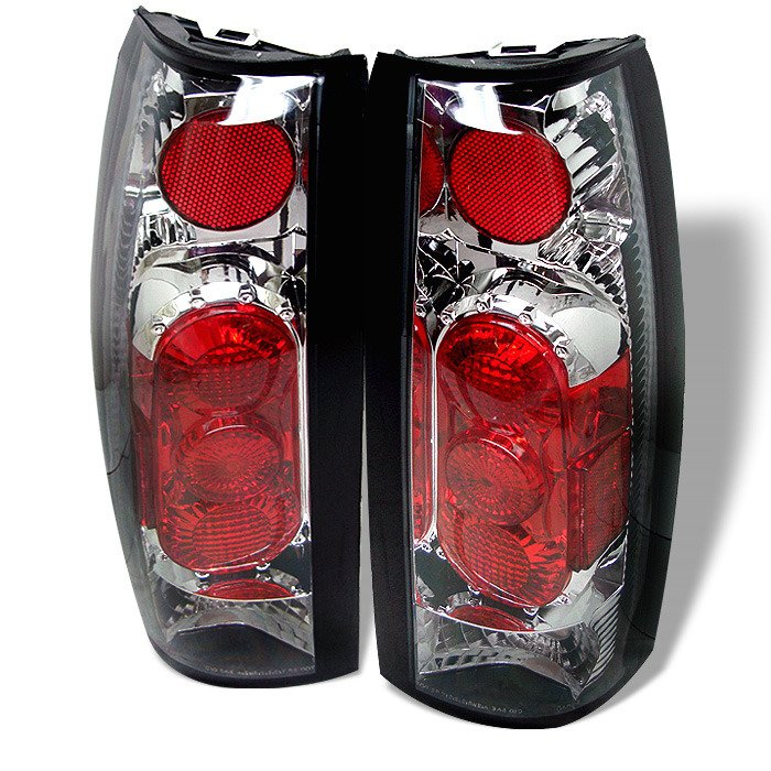 Spyder Auto 5001337 (Spyder) Euro Style Tail Lights - Chrome