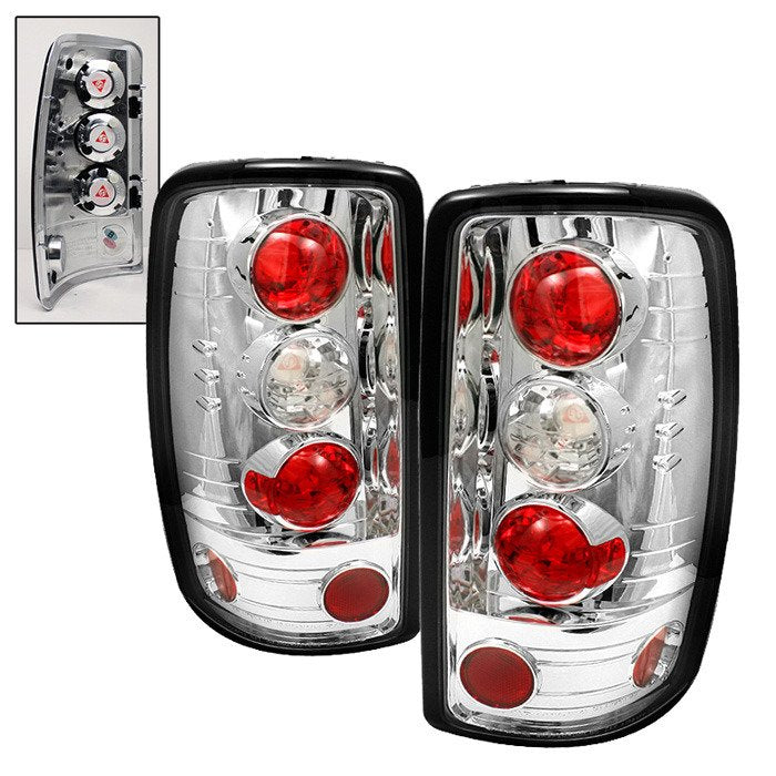Spyder Auto 5001481 (Spyder) Euro Style Tail Lights - Chrome