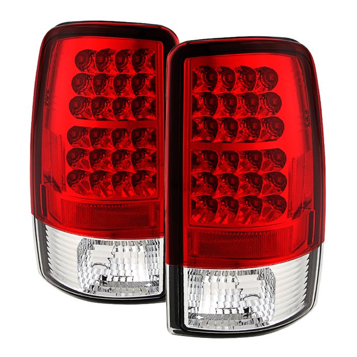 Spyder Auto 5001542 (Spyder) LED Tail Lights - Red Clear
