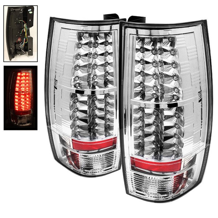 Spyder Auto 5002143 (Spyder) LED Tail Lights - Chrome