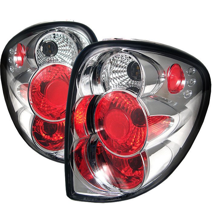 Spyder Auto 5002228 (Spyder) Euro Style Tail Lights - Chrome