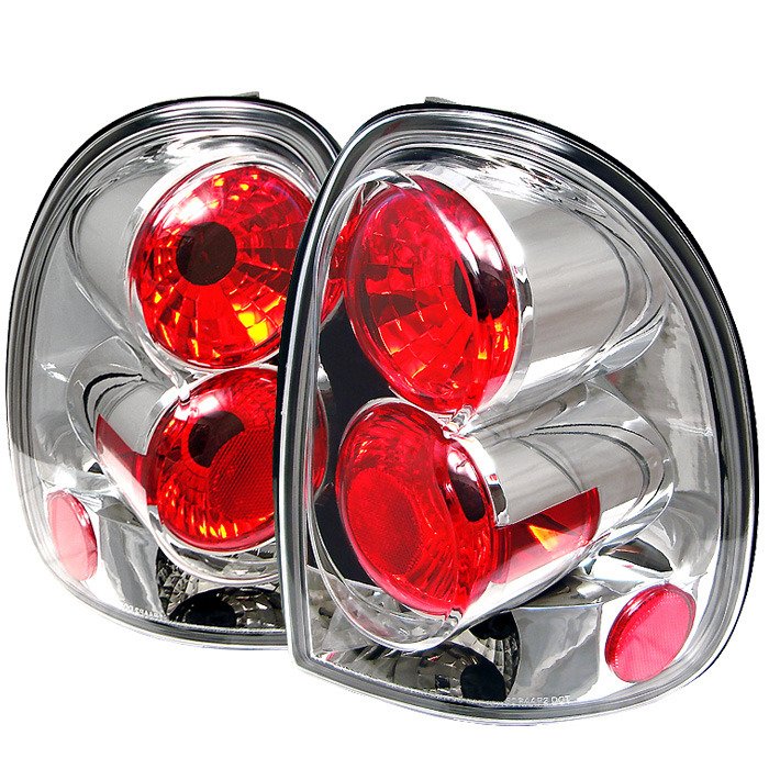 Spyder Auto 5002242 (Spyder) Euro Style Tail Lights - Chrome